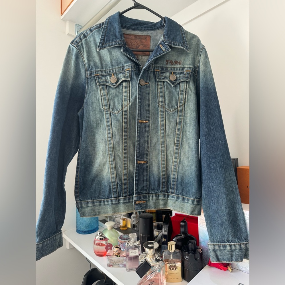 True Religion MC Danny Slim Jean Jacket - Picture 2 of 3